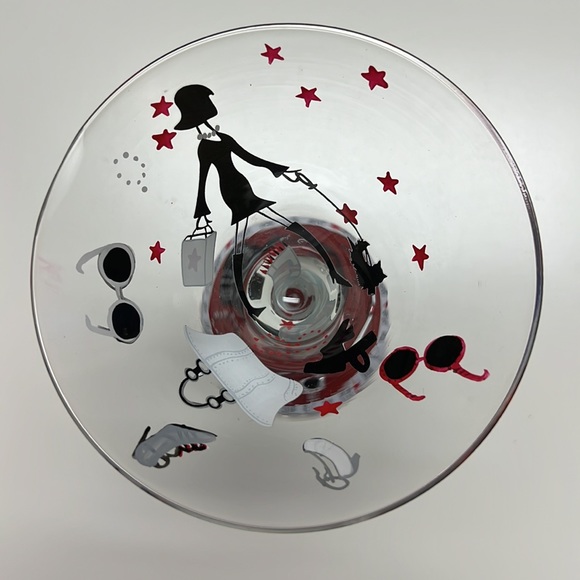 Lolita “Shop ‘Til You Drop “ martini glass - Picture 8 of 14